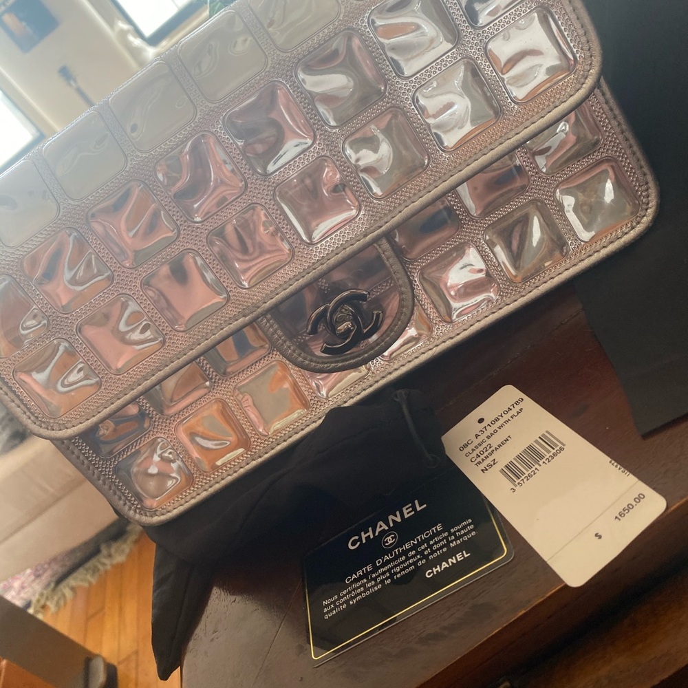 Chanel “ice cube” large flap bag